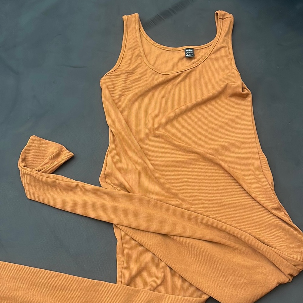 Rust jumpsuit